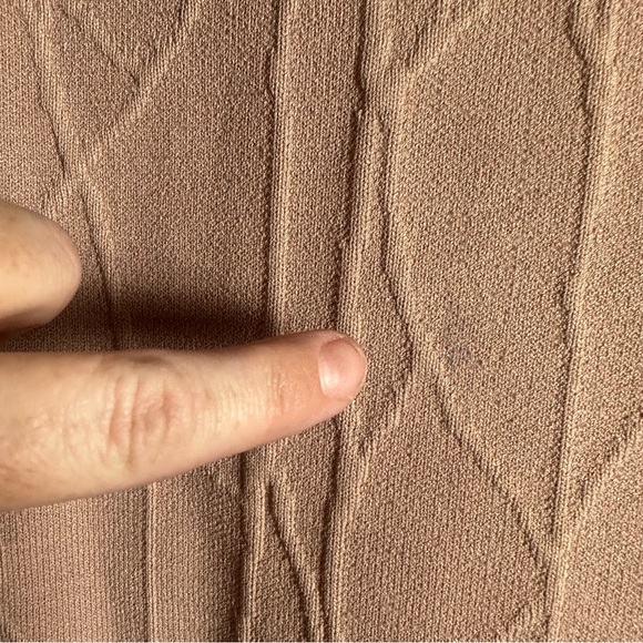 Jonathan Simkhai Blush Pink Stretch Knit Intarsia Textured Bodycon Midi Skirt XS - Picture 16 of 16